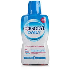 Corsodyl 500ml Daily Cool Mint Alcohol Free Mouthwash