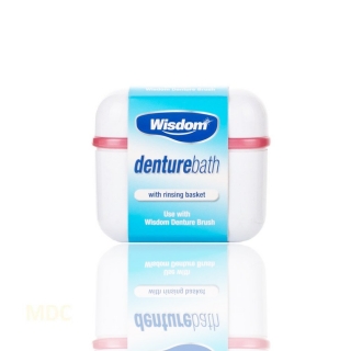 Wisdom Denture Bath with Rinsing Basket